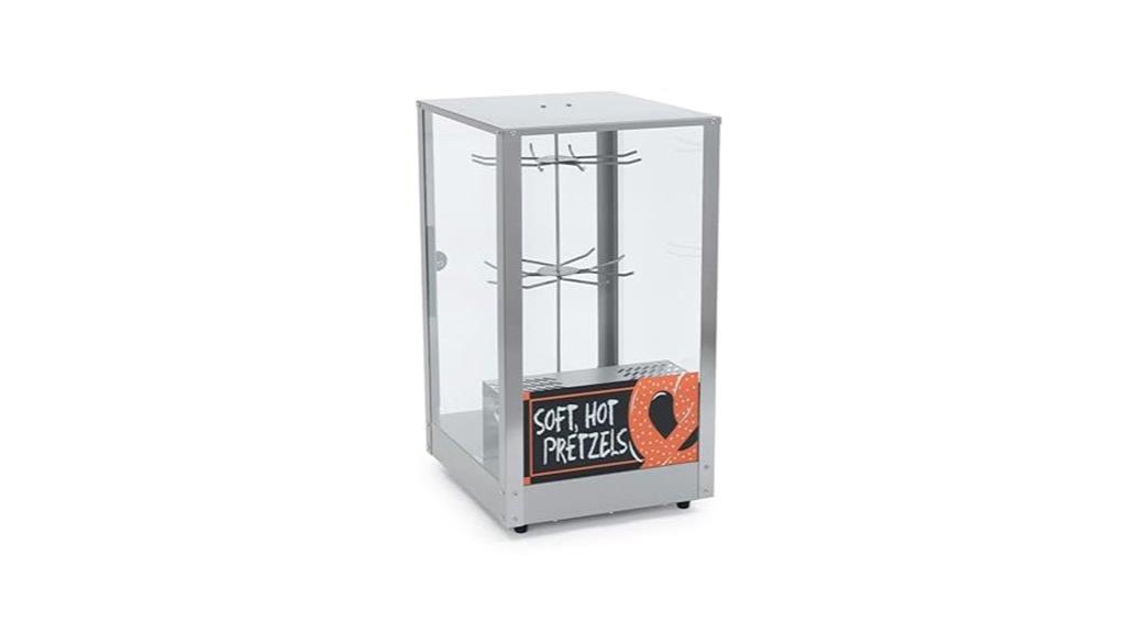 dual rack pretzel warmer