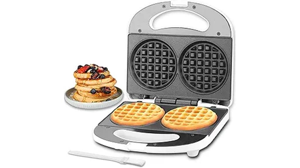 dual small waffle chaffle maker