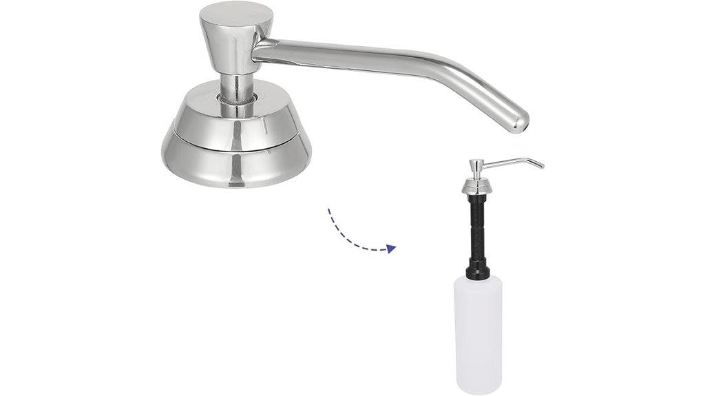 durable brass soap dispenser