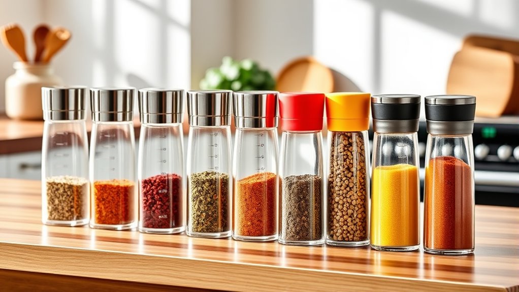 durable functional spice shakers