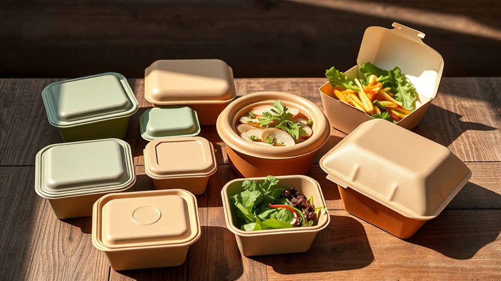 eco friendly biodegradable takeout containers