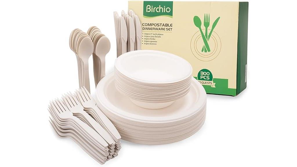 eco friendly disposable dinnerware