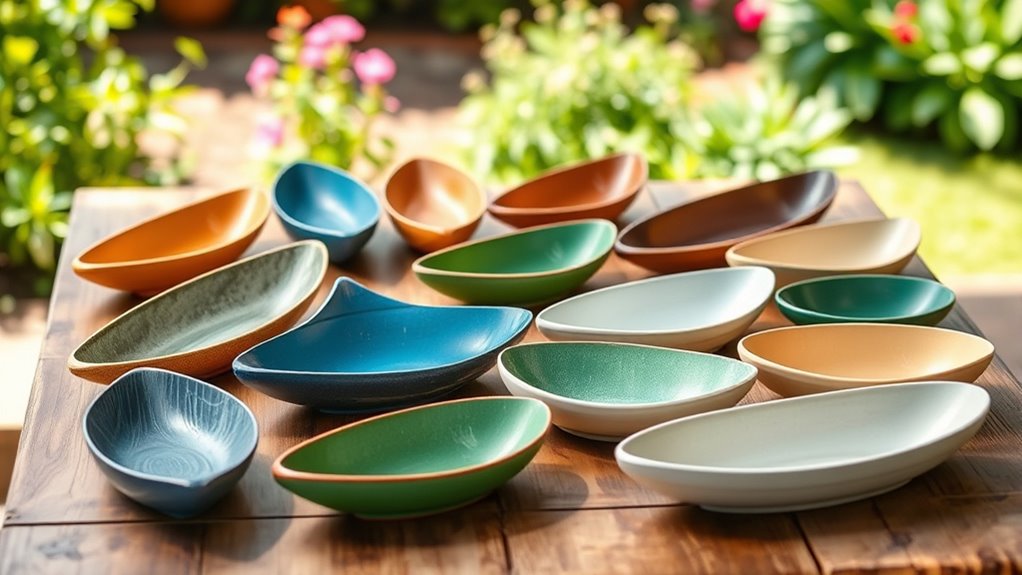 eco friendly reusable serving boats