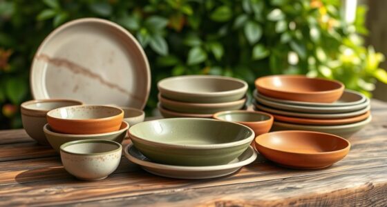 eco friendly stylish compostable dishware