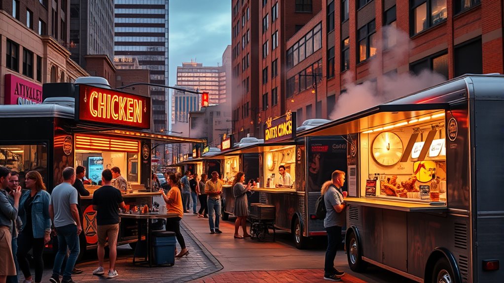 eco friendly tech driven food trucks