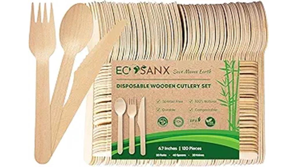 eco friendly wooden cutlery