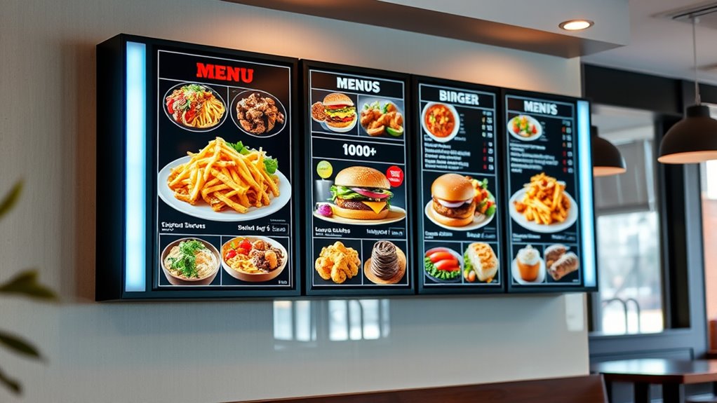 effective menu board design