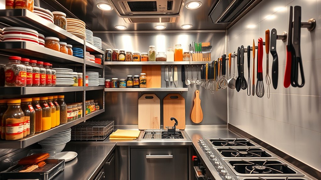 efficient sustainable kitchen organization