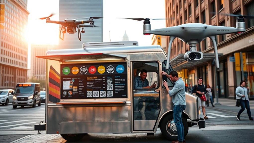efficient tech for food trucks