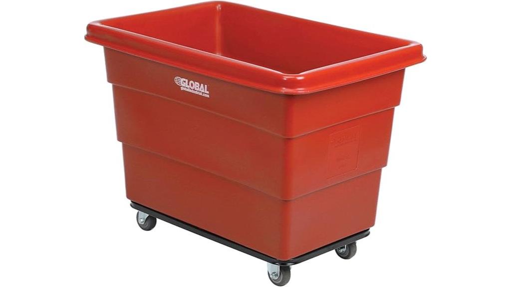 eight bushel plastic container