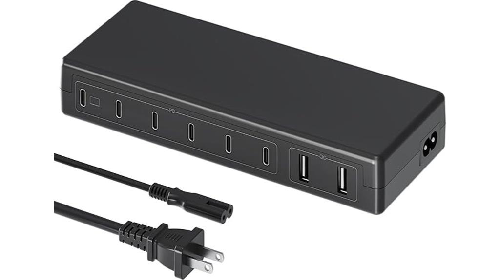 eight port fast charging