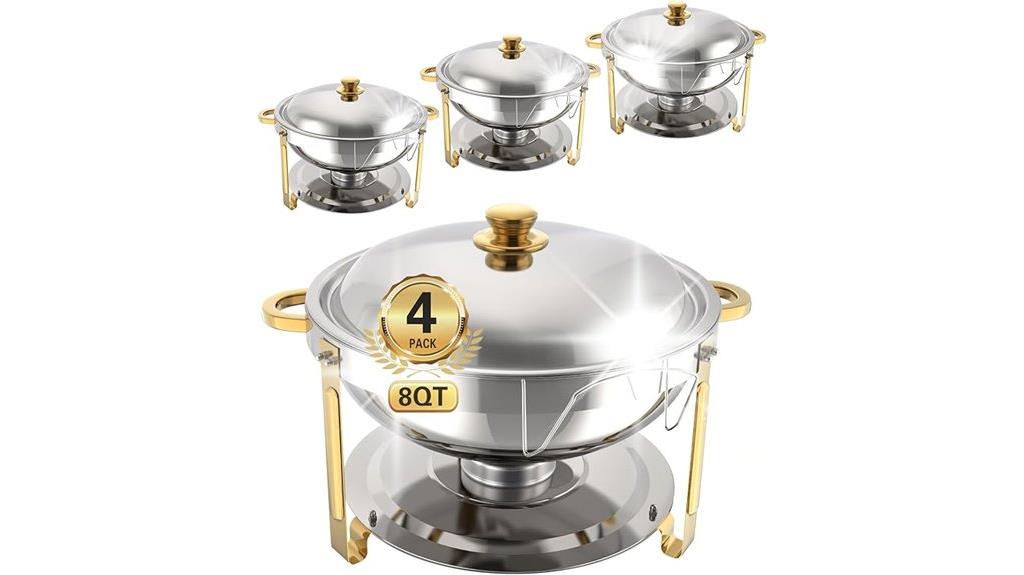 eight quart buffet chafing dish