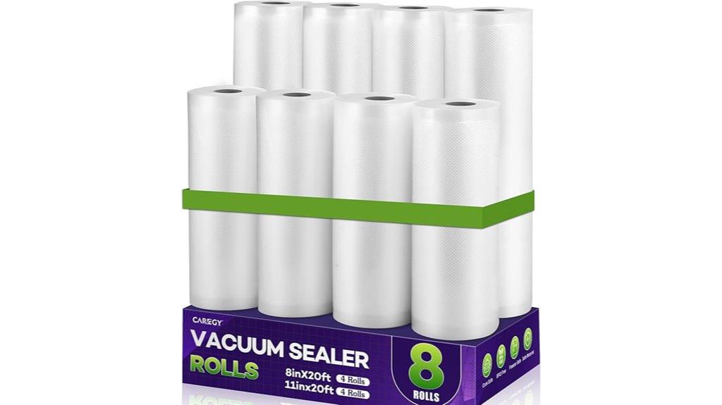 eight rolls for sealing