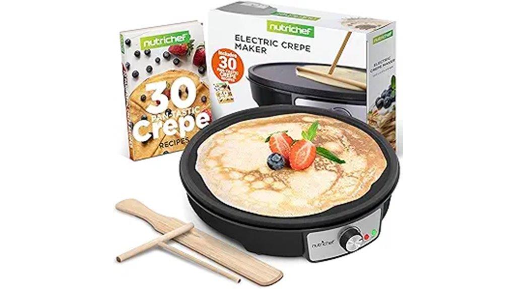 electric 12 inch crepe pan