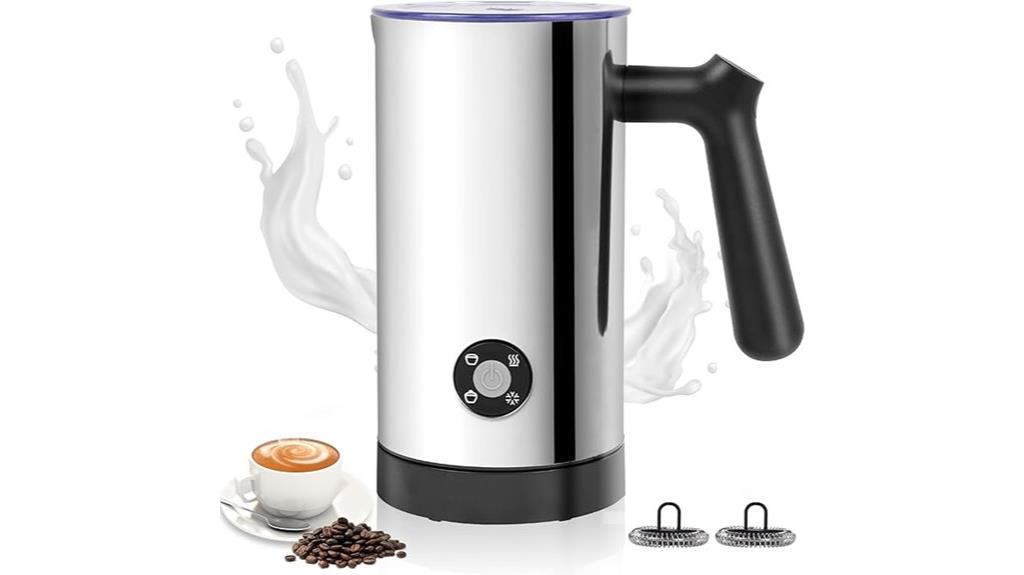 electric 4 in 1 milk frother