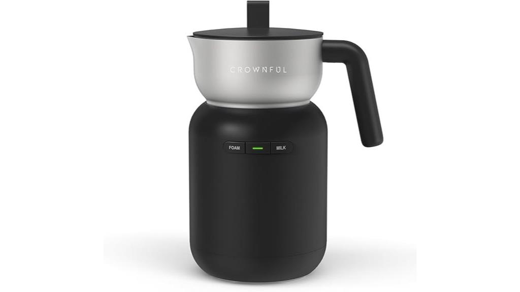 electric 5 in 1 frother