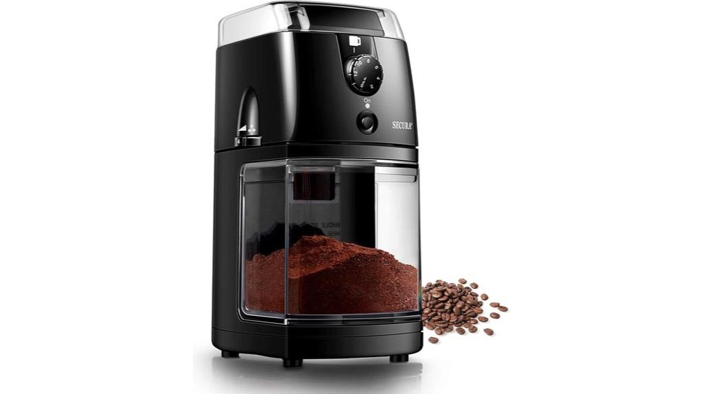 electric burr coffee grinder