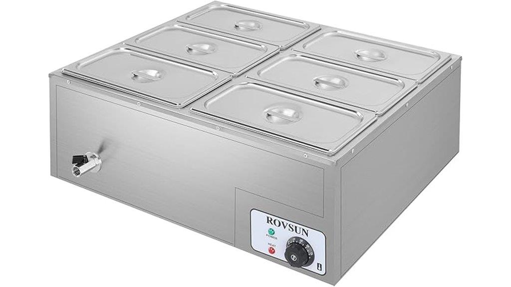 electric commercial food warmer