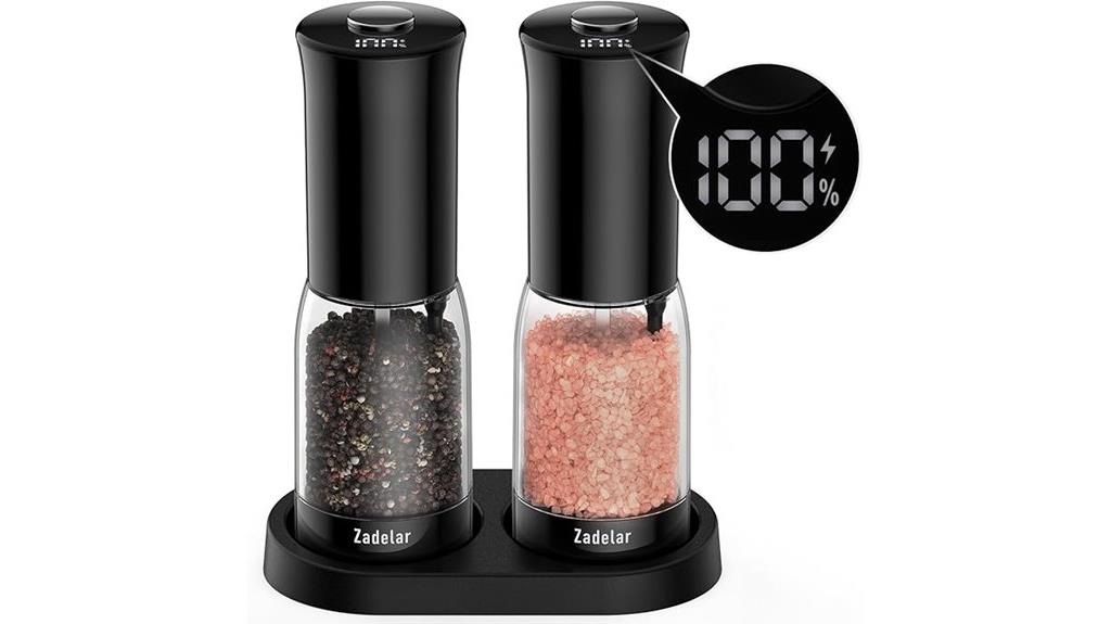 electric grinder with display