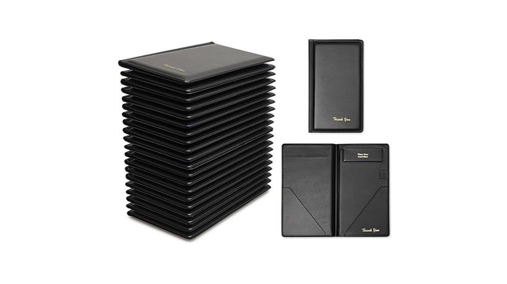 elegant black gold thank you