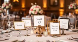 elegant event table markers