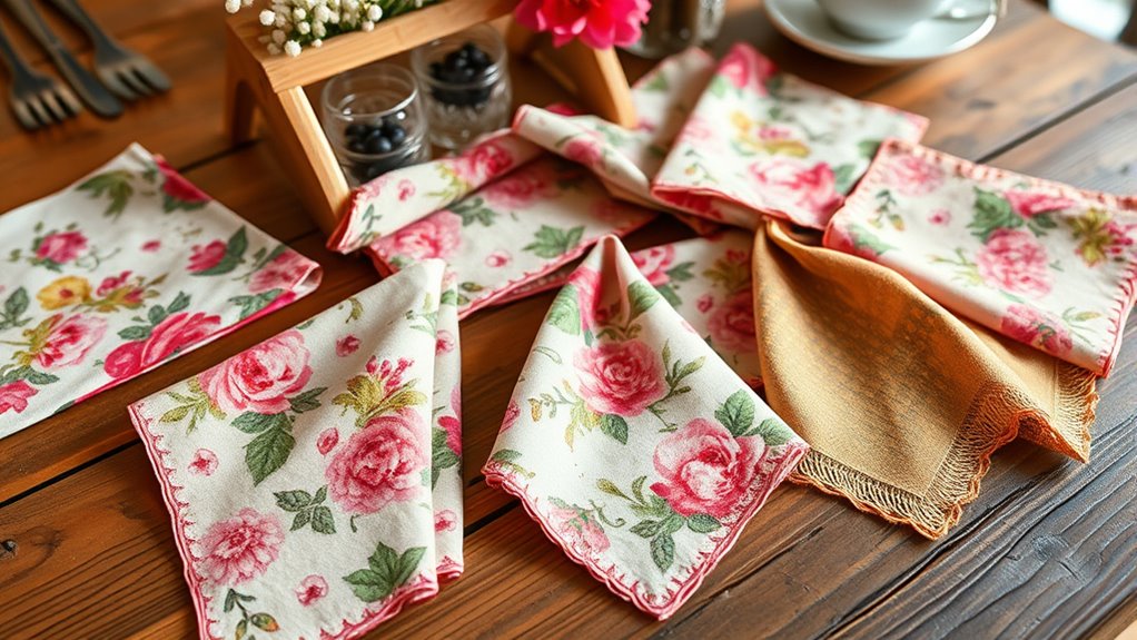 elegant party coffee napkins