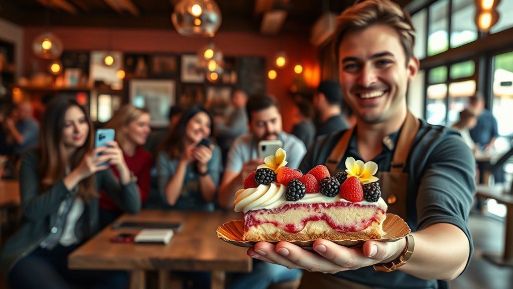 encourage sharing through surprises