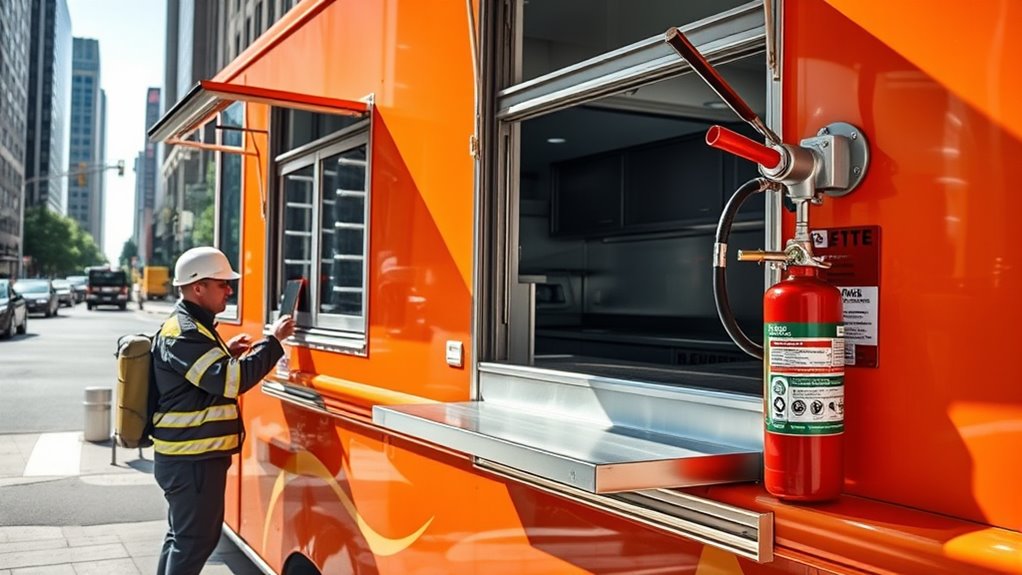 ensure fire safety devices properly