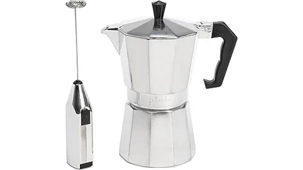 espresso and frother gift set