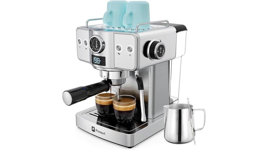 espresso machine with frother