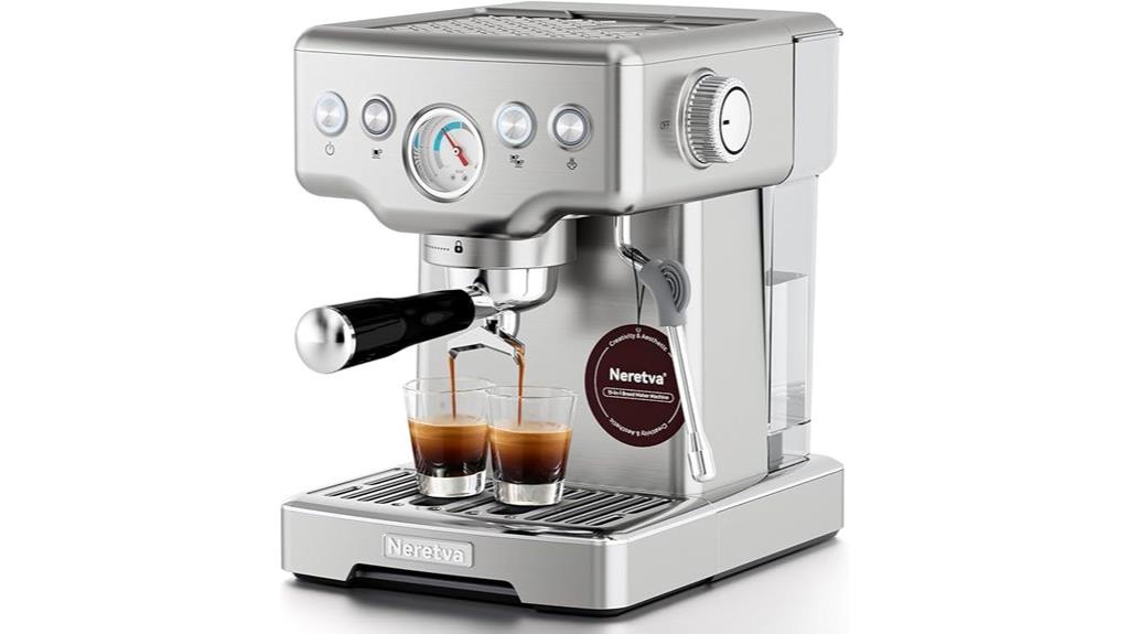 espresso machine with frother