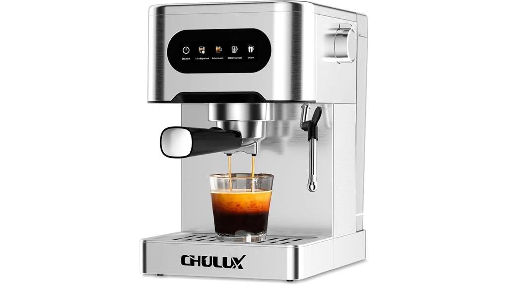 espresso machine with pump
