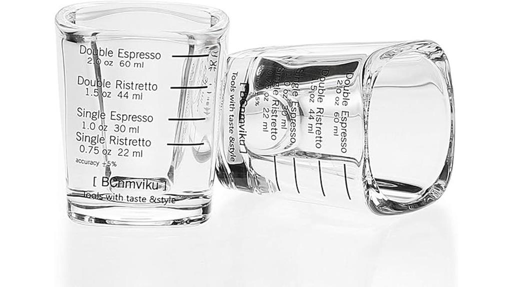 espresso shot glasses set