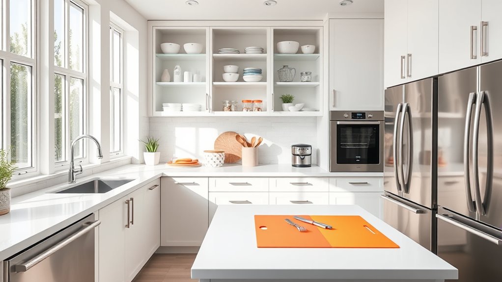 evaluate and organize kitchen