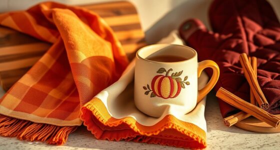 fall kitchen linen ideas