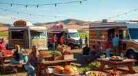 farm fresh rustic food trucks