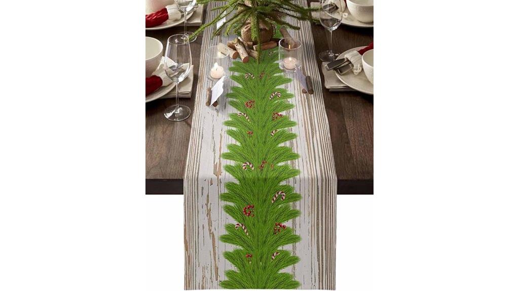 farmhouse christmas table runner