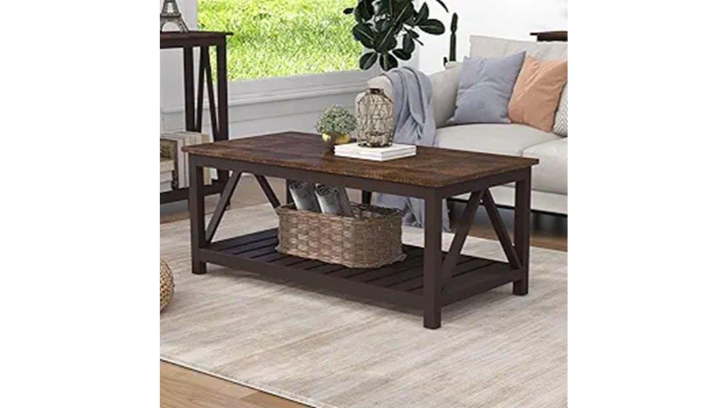 farmhouse style coffee table