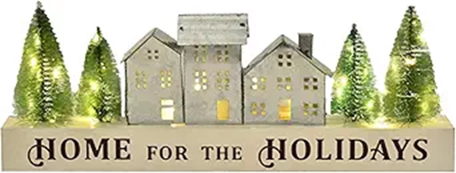 festive led farmhouse decor