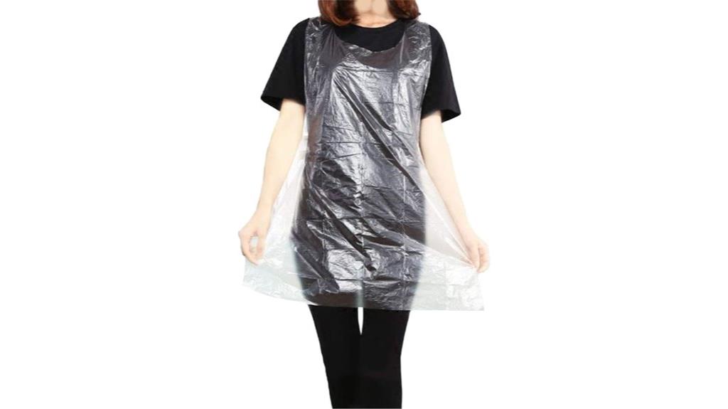 fifty disposable aprons pack