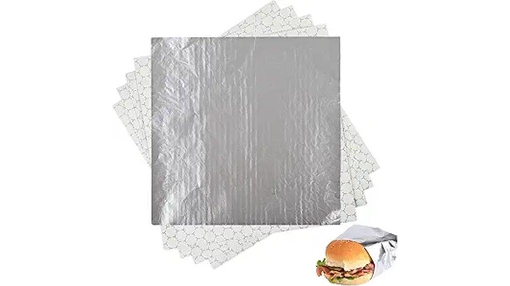 fifty insulated sandwich wraps