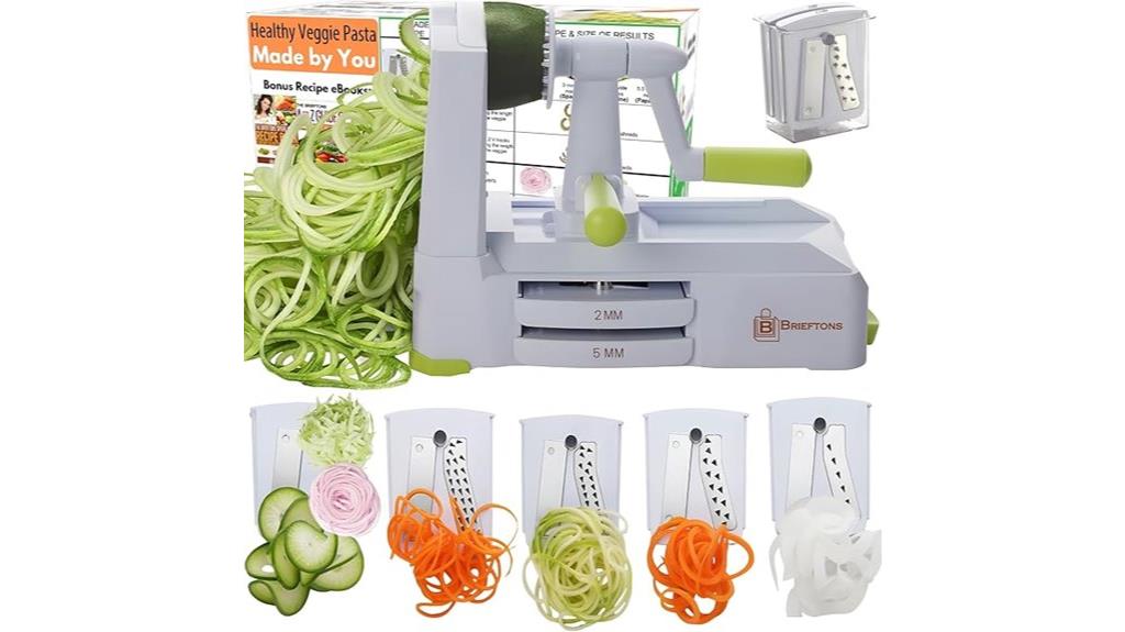 five blade spiralizer gadget