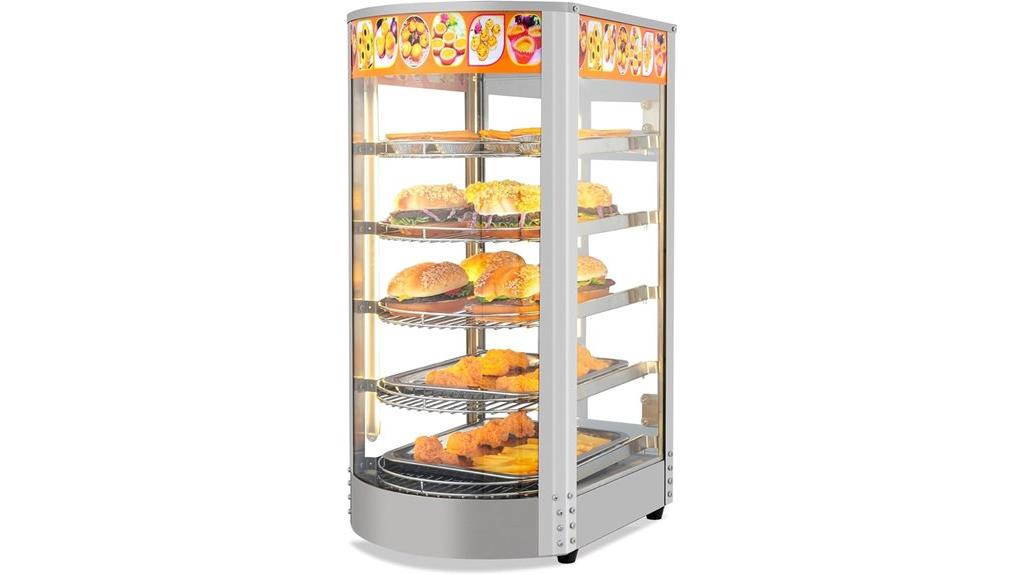 five tier food display