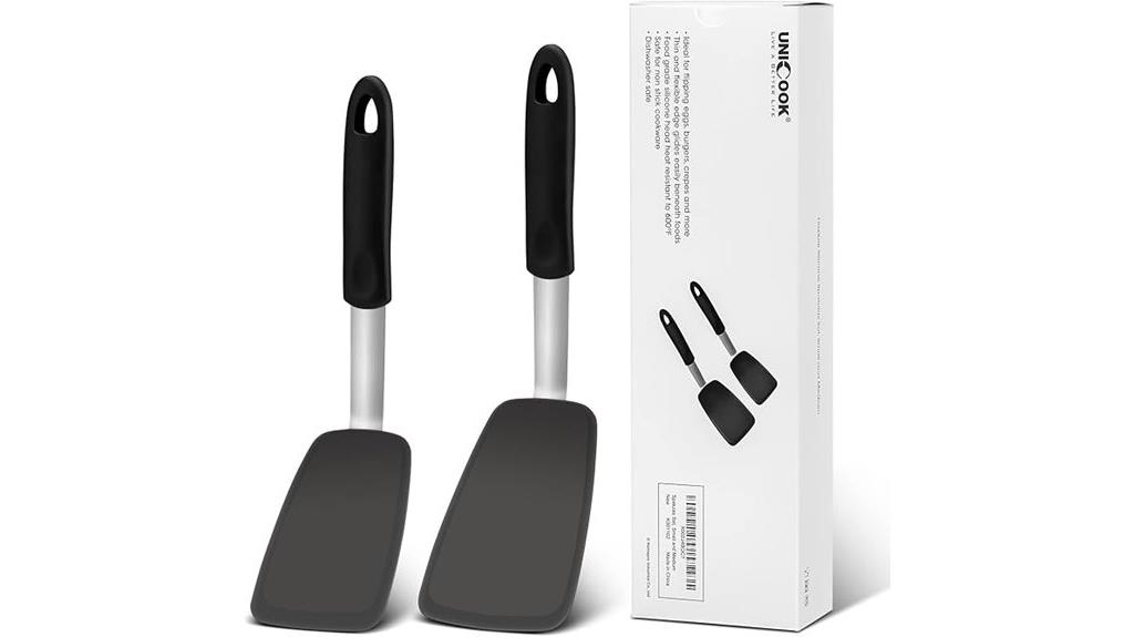 flexible silicone spatula set