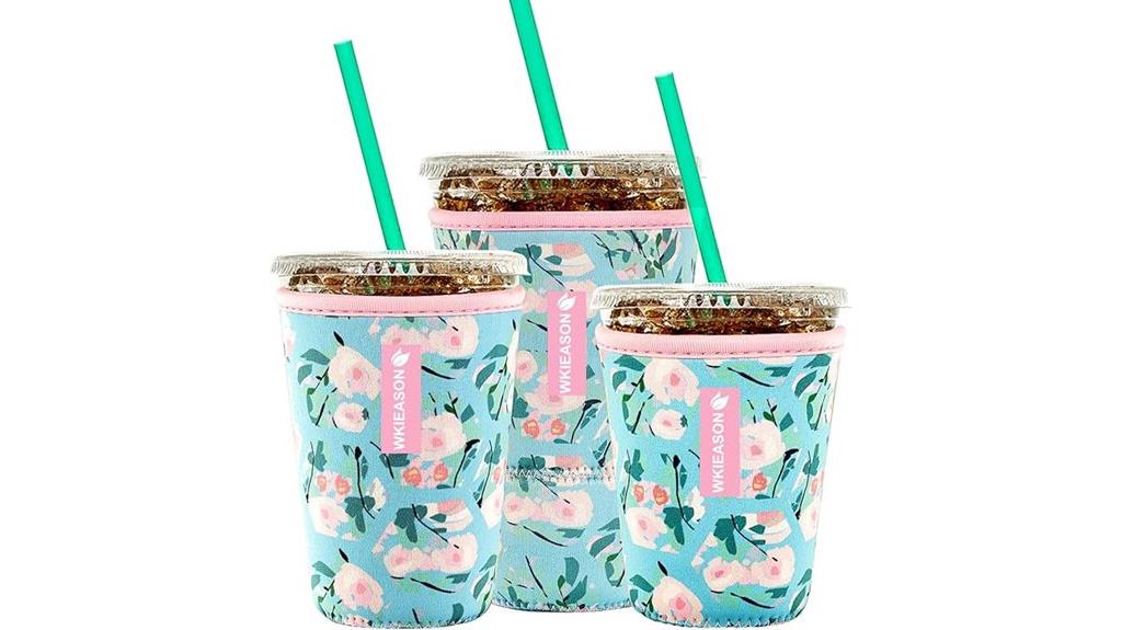floral reusable cold sleeve