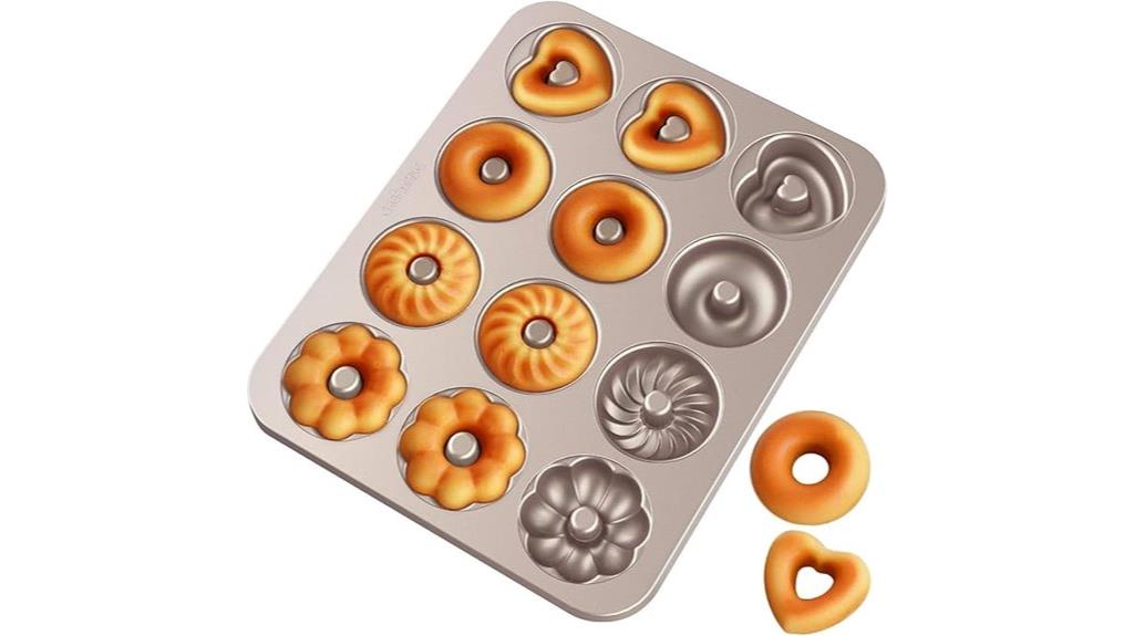fluted flower donut mold