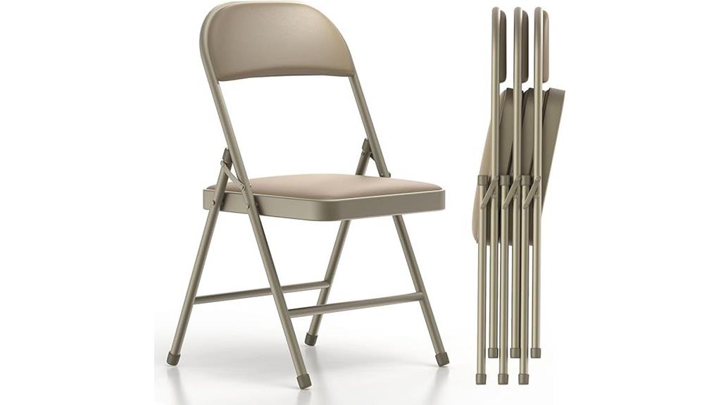 foldable padded vinyl chairs
