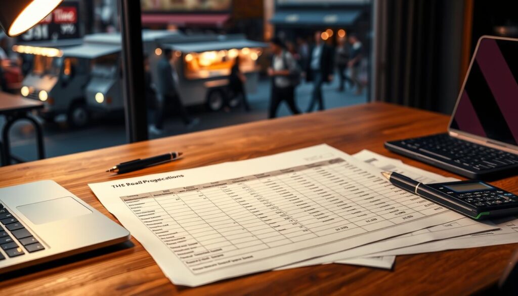 food truck financial forecasts