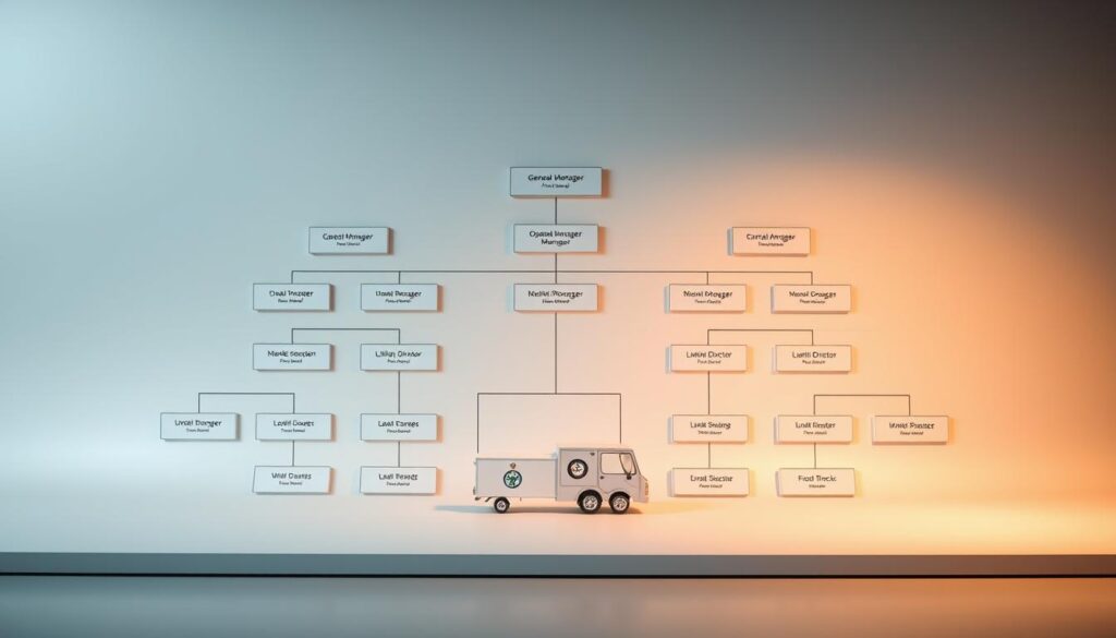 food truck management team organizational chart
