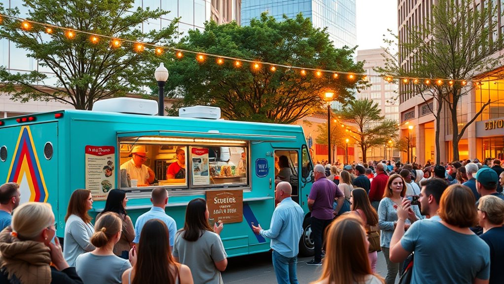 food festival social sharing